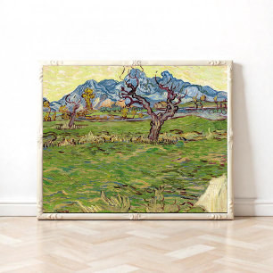 Poster Campos próximos aos Alpilles Vincent van Gogh
