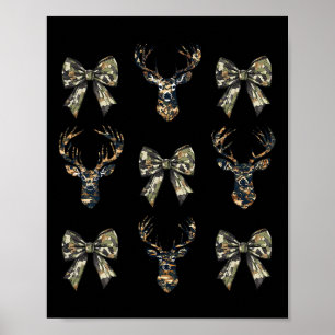 Poster Camuflagem Arco Velho Camo Camo Arco Coquette Deer