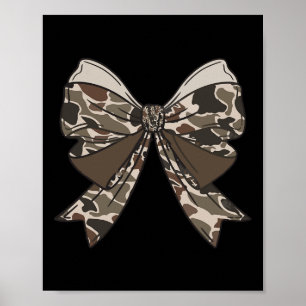Poster Camuflagem de caça ao Arco Camo Coquette Hunt Duck