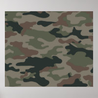Camuflagem do Exército em Militares Verdes e Marro