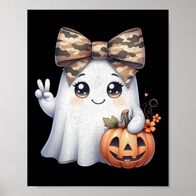 Poster Camuflagem engraçada de Halloween Camuflagem Fanta (Frente)