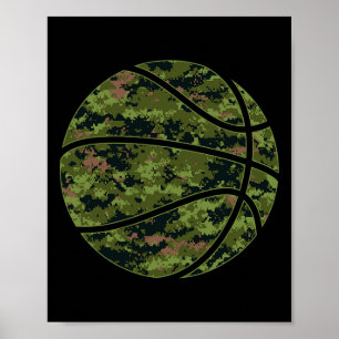 Poster Camuflagem Verde Sketll Legal - Camuflagem Verde S