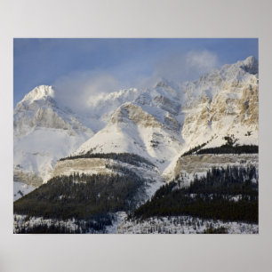 Póster Canadá, Alberta, Banff National Park. Exibição 