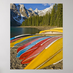 Poster Canadá, Alberta, Banff National Park, Moraine