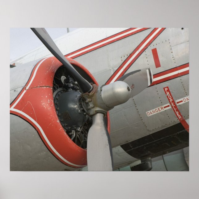 Póster Canadá, Alberta, Edmonton: Alberta Aviation (Frente)