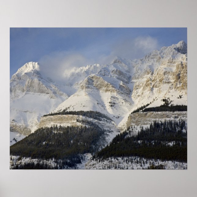 Póster Canadá, Alberta, Parque Nacional Banff. Vista de (Frente)