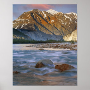 Póster Canadá, Colúmbia Britânica, Vale do Rio Alsek.