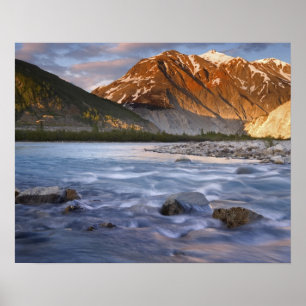 Póster Canadá, Colúmbia Britânica, Vale do Rio Alsek. 2