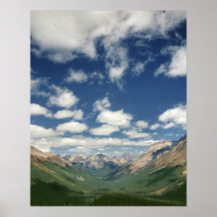Poster Canadá, Colúmbia Britânica, Yoho NP. Nuvens fof