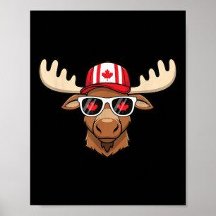 Poster Canadá Dia do Canadá: Bandeira Mapeada de Mose Fol
