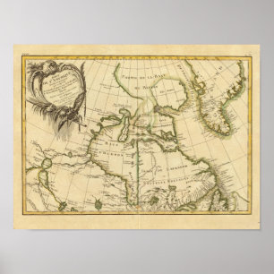 Póster Canadá e Greenland
