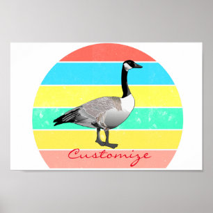 Poster Canadá Goose Multi-color Sun Thunder_Cove