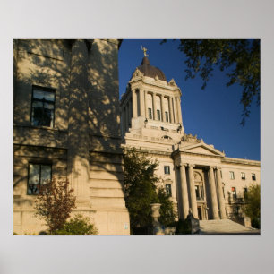 Póster Canadá, Manitoba, Winnipeg: Manitoba Legislativo