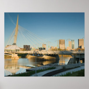 Póster CANADÁ, Manitoba, Winnipeg: Riel Esplanade