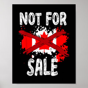 Poster Canadá Não É Destinado À Venda Retro Vintage 2025