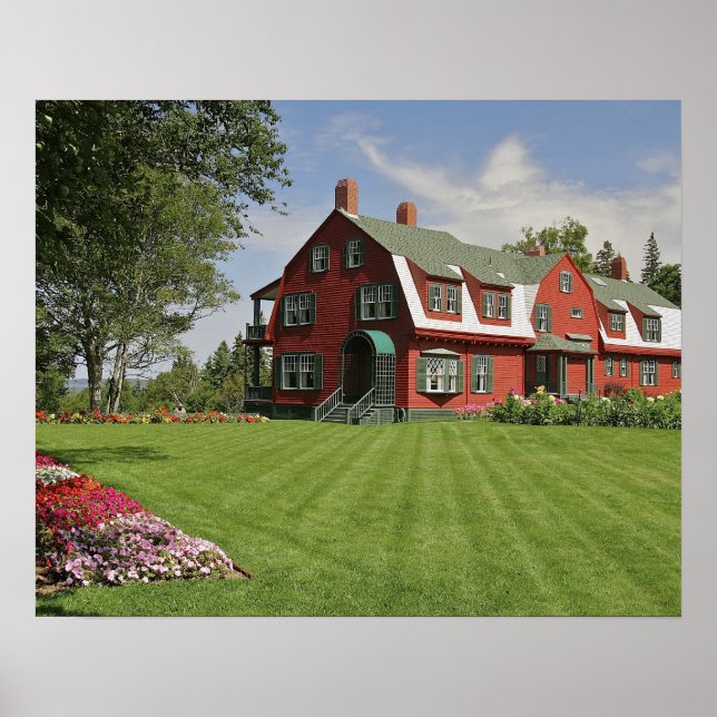 Poster Canadá, New Brunswick, Ilha Campobello. (Frente)