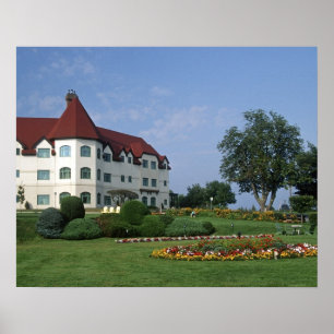 Poster Canadá, New Brunswick, Rua Andrews. Fairmont