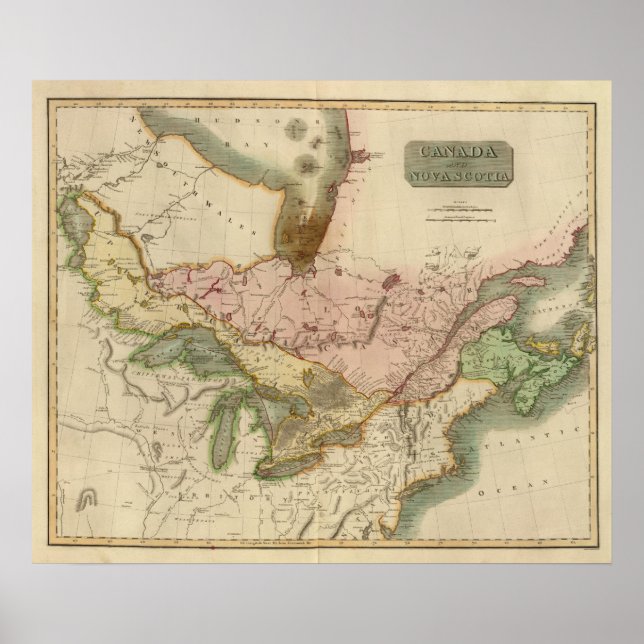 Poster Canadá, Nova Escócia (Frente)
