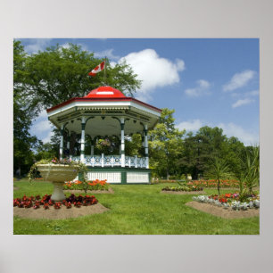 Poster Canadá, Nova Escócia, Halifax, Jardins Públicos.