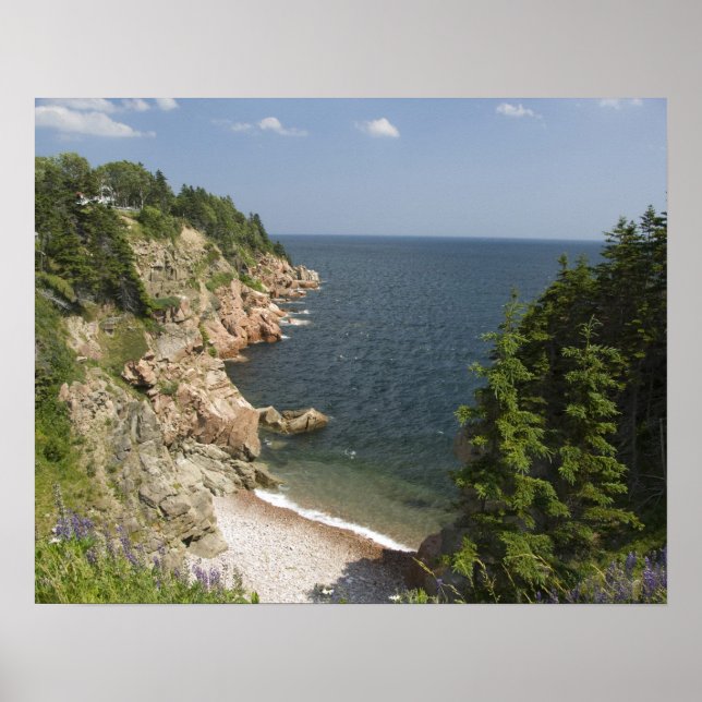 Póster Canadá, Nova Escócia, Ilha do Cabo Breton, Cabot (Frente)