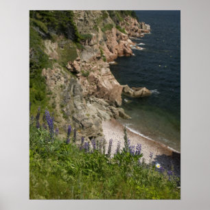 Póster Canadá, Nova Escócia, Ilha do Cabo Breton, Cabot 3