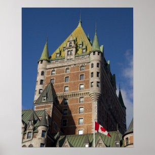 Poster Canadá, Quebec, Cidade de Quebec. Fairmont Chatea