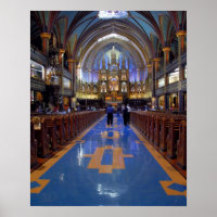 Canadá, Quebec, Montreal. Interior do Notre 3