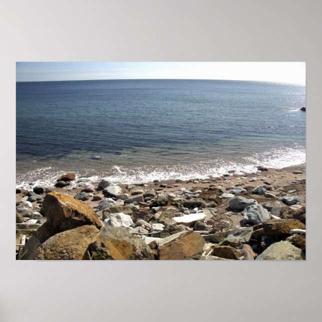 Póster Canadá, Quebec. VIA Rail Canada comboio O (Frente)