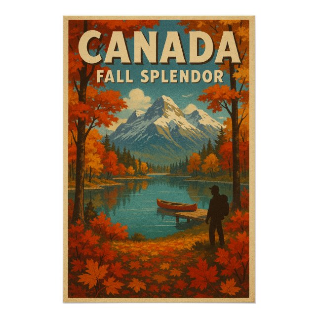Póster Canadá - Queda Splendor (Frente)
