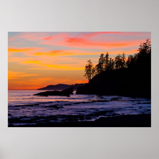 Póster Canadá, Reserva do Parque Nacional Pacific Rim, Oe (Frente)