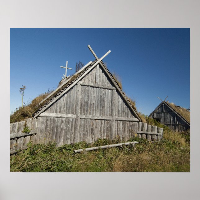 Poster Canadá, Terra Nova e Labrador, L'Anse Aux 3 (Frente)