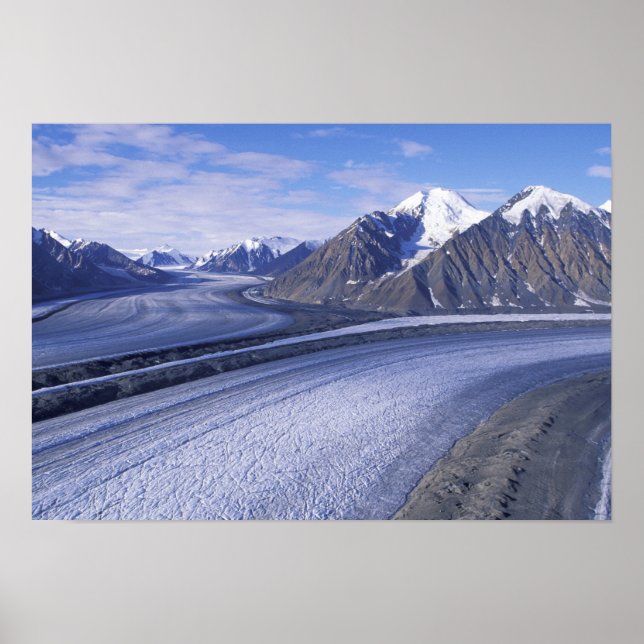 Póster Canadá, Território Yukon, Parque Nacional de Kluan (Frente)