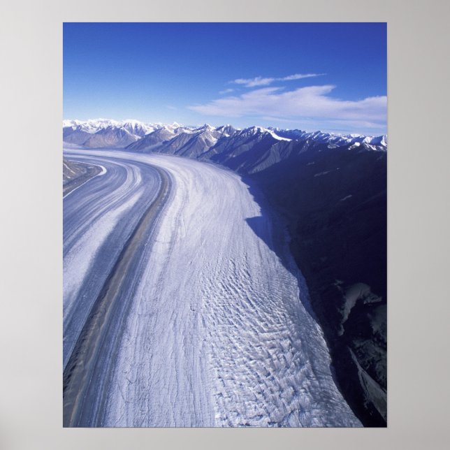 Poster Canadá, Território Yukon, Parque Nacional Kluane. (Frente)