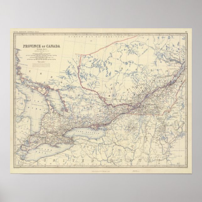 Poster Canadá W (Frente)