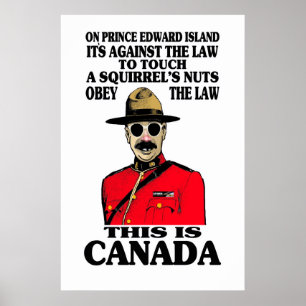 Poster canadense da lei