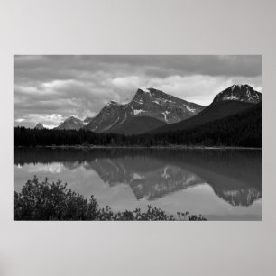 Poster canadense do lago