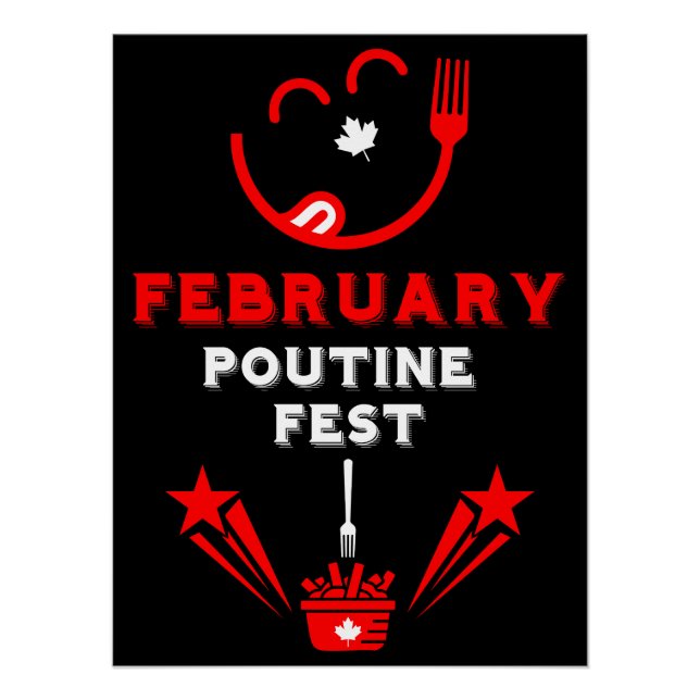 Póster Canadian Poutine Festival (Frente)
