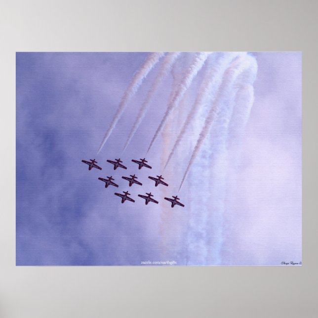 Póster Canadiano Snowbird Airforce Motivation Art (Frente)