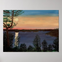 poster "Canadiano Sunset"