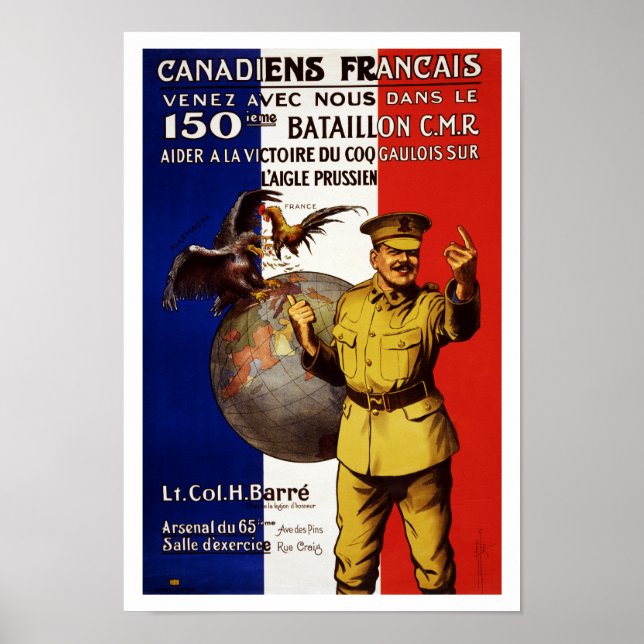 Póster Canadiens Francais (Frente)