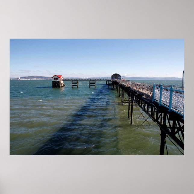 Poster Canais de madeira e baleeiras, Swansea (Frente)
