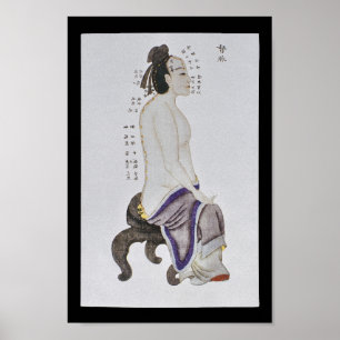 Póster Canal de Acupunctura Du MAI Meridiano