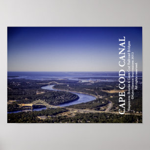 Póster Canal de Cape Cod - pontes da estrada de ferro de