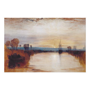 Póster Canal de Chichester por Joseph William Turner