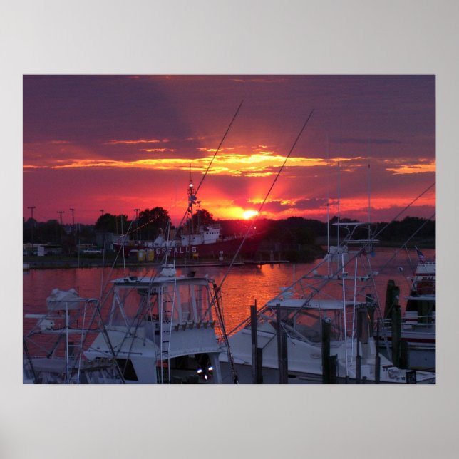 Poster Canal de Lewes Sunset 2005 (Frente)