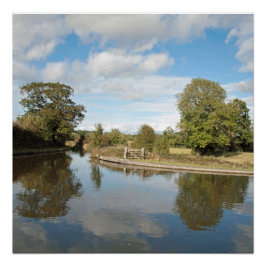 Póster Canal de Montgomery Shropshire