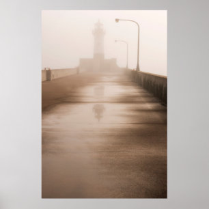 Póster Canal de navio Minnesota, Duluth, Canal Park