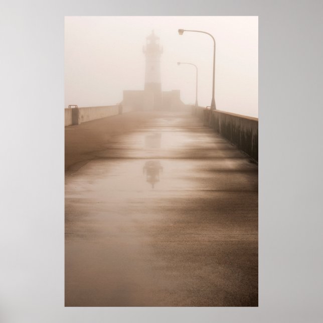 Póster Canal de navio | Minnesota, Duluth, Canal Park (Frente)