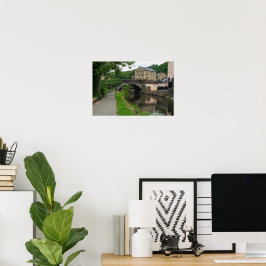 Poster Canal de Rochdale, Luddendenfoot