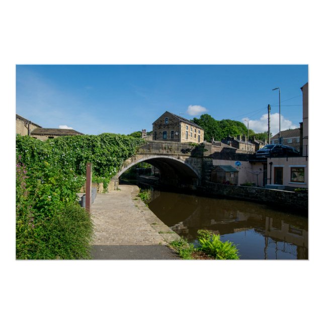 Póster Canal de Rochdale, Luddendenfoot (Frente)
